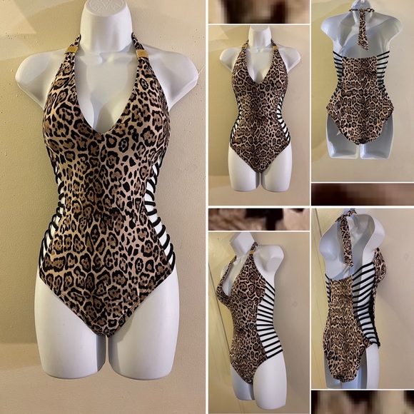 Kenneth Cole Other - Kenneth Cole Leopard One Piece Swimsuit